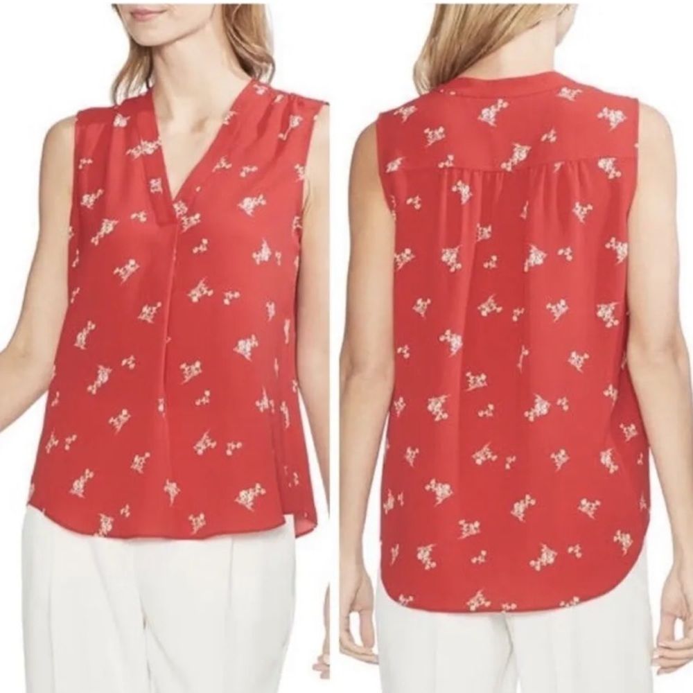 NWT Vince Camuto Desert Bouquet Sleeveless Blouse